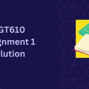 MGT610 Assignment 1 Solution